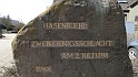 Ritterstein Nr. 295-1 Hasenbuehl Zweikönigsschlacht am 2. Juli1 1298